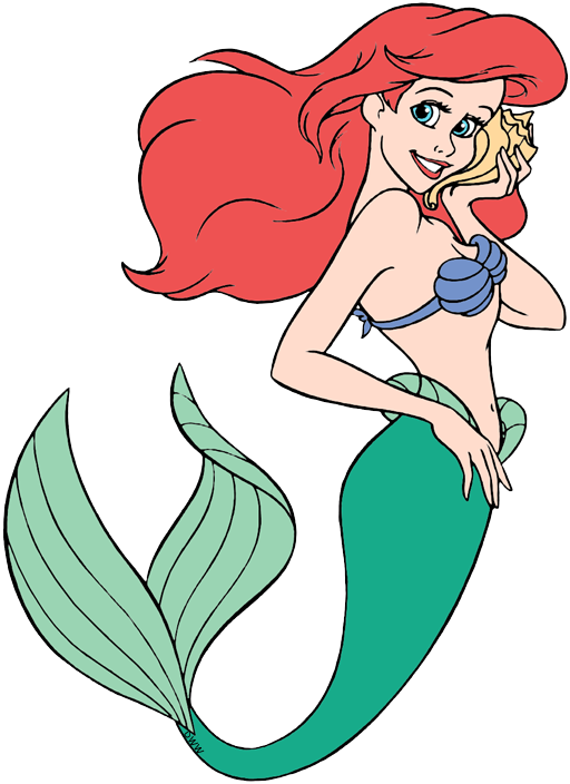 Mermaid Ariel Clip Art