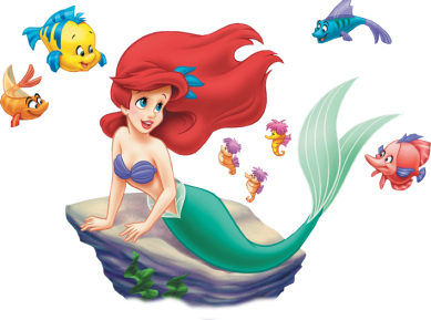 Free Litle Mermaid and Ariel Disney Clipart and Disney