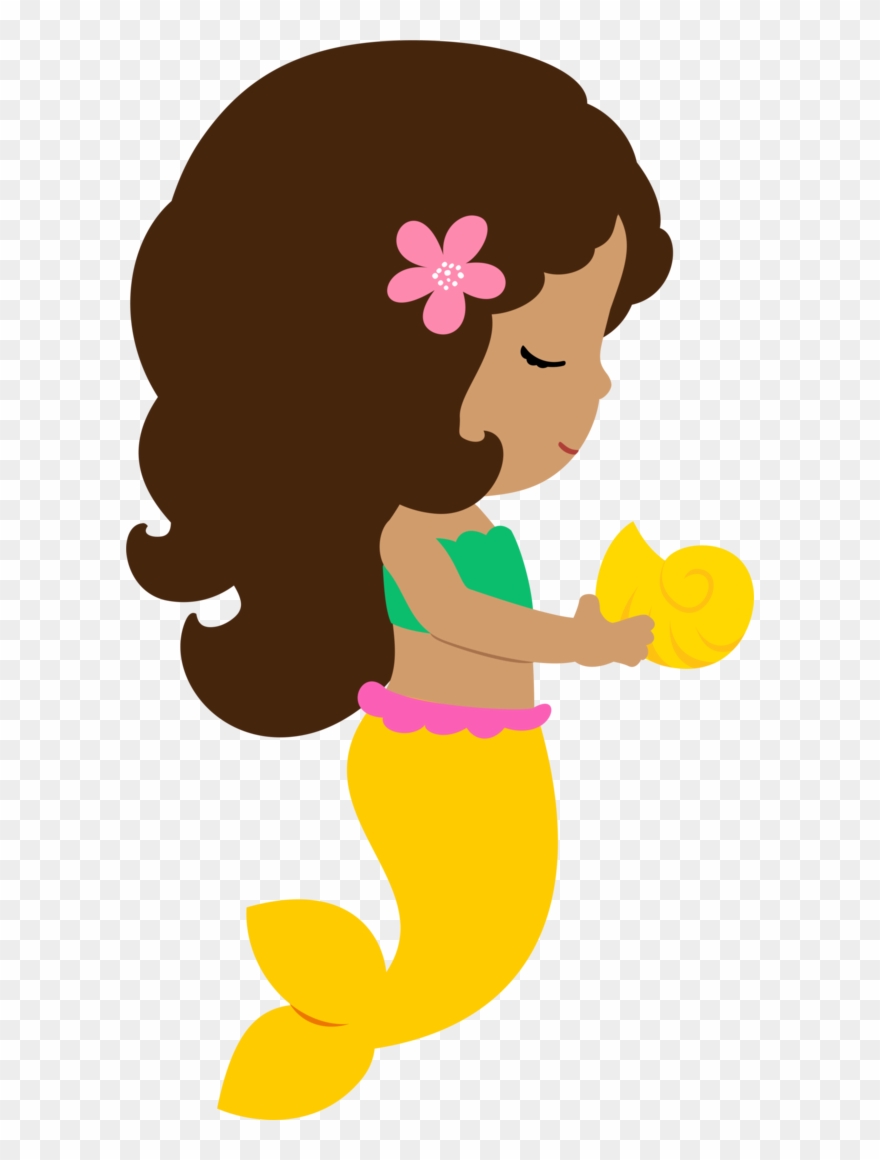 Cute mermaid little.