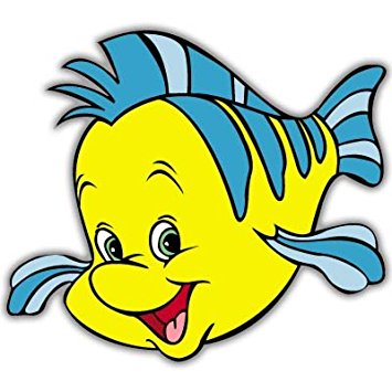 Images Of Flounder From The Little Mermaid