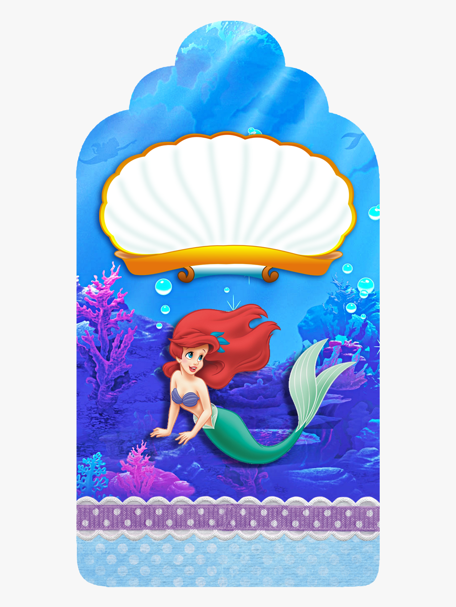 Little Mermaid Birthday Free Printable Tags