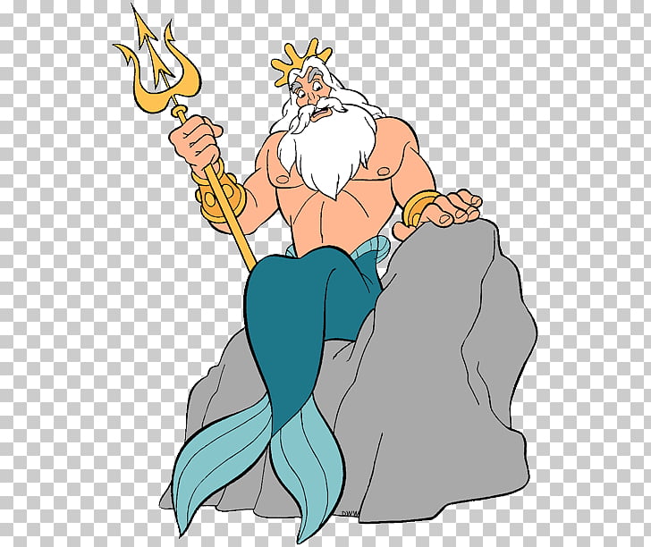 little mermaid clipart king triton