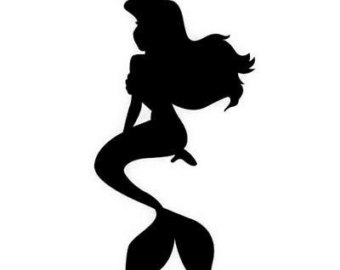 Free Little Mermaid Silhouette, Download Free Clip Art, Free
