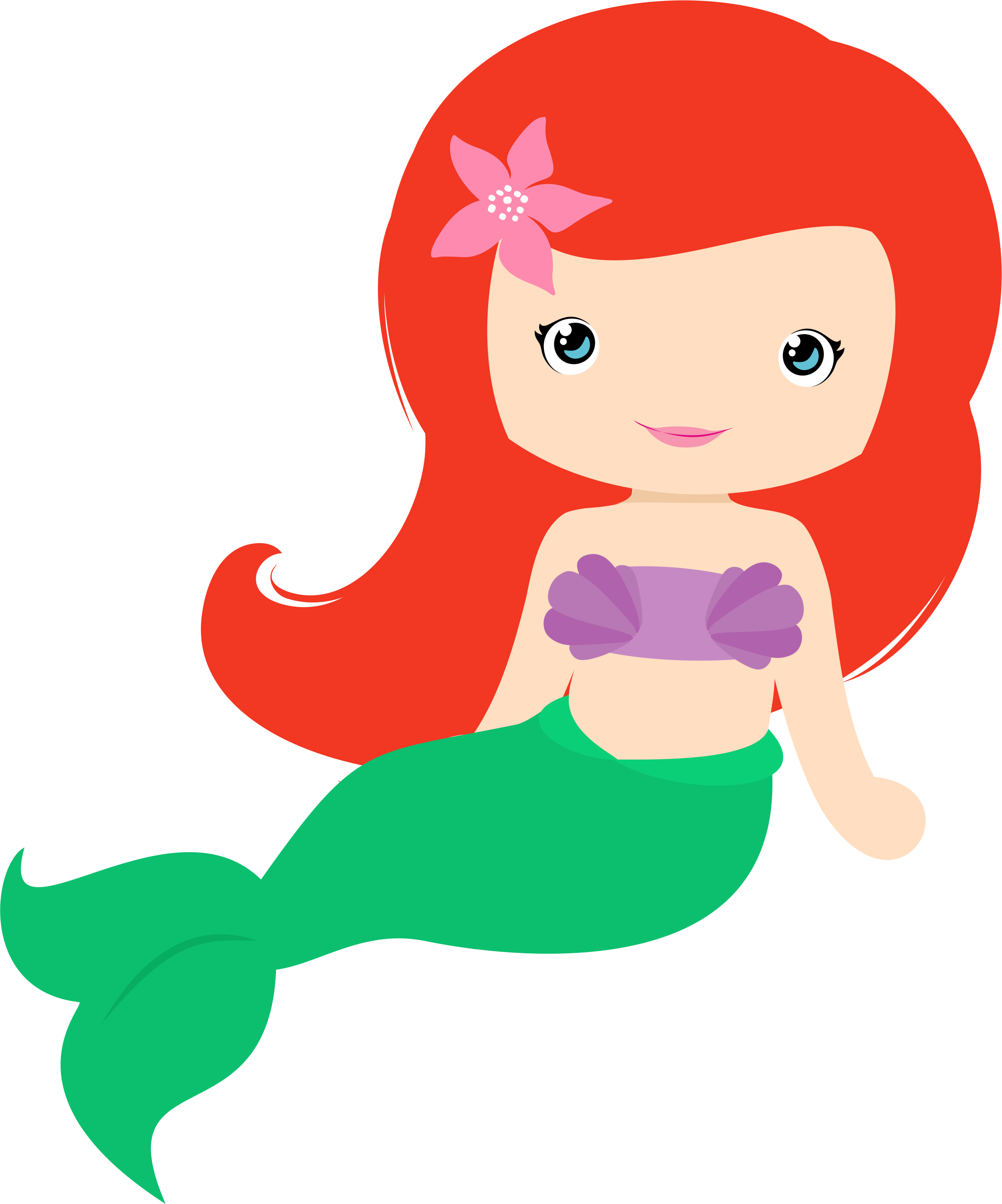Little mermaid clipart printable pictures on Cliparts Pub