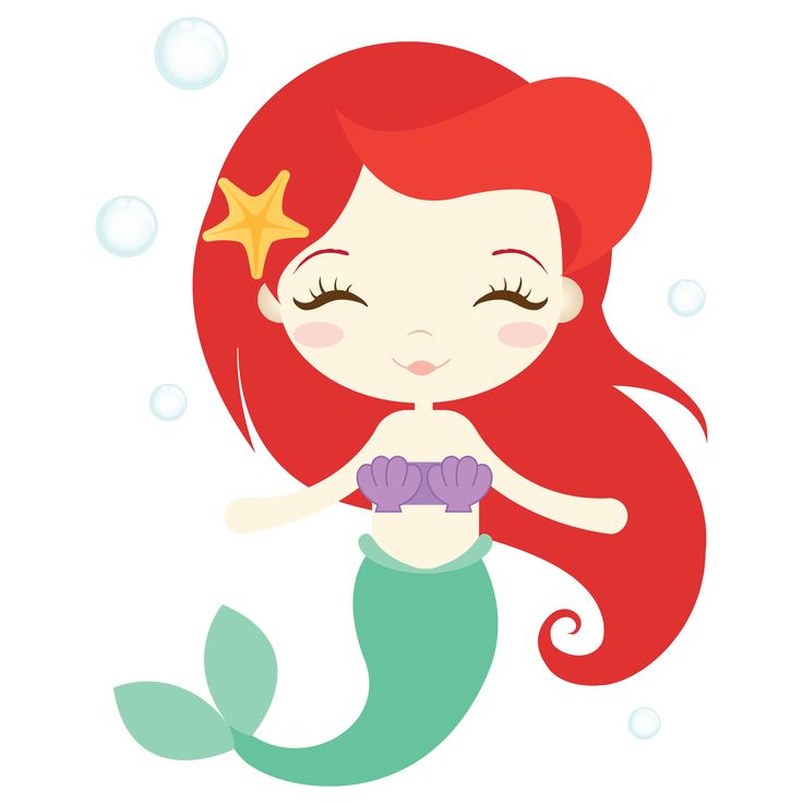 Little mermaid clipart.