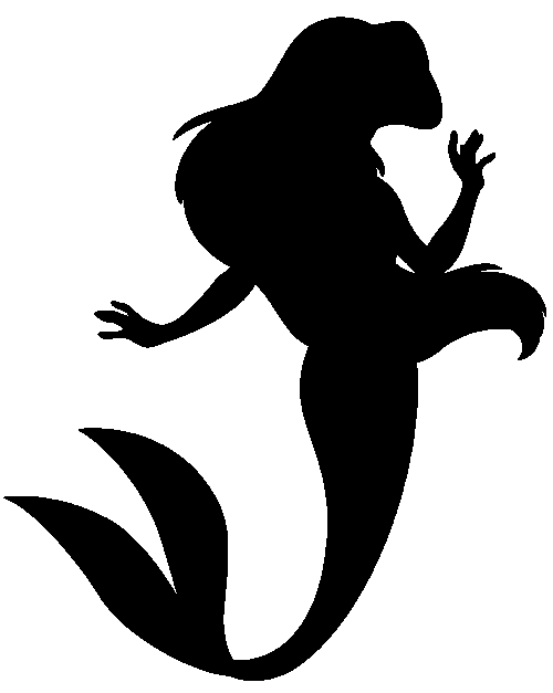 Little mermaid silhouette