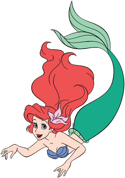 Mermaid Ariel Clip Art