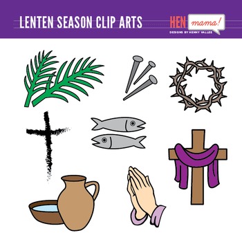 Lenten Season Clip Art Set