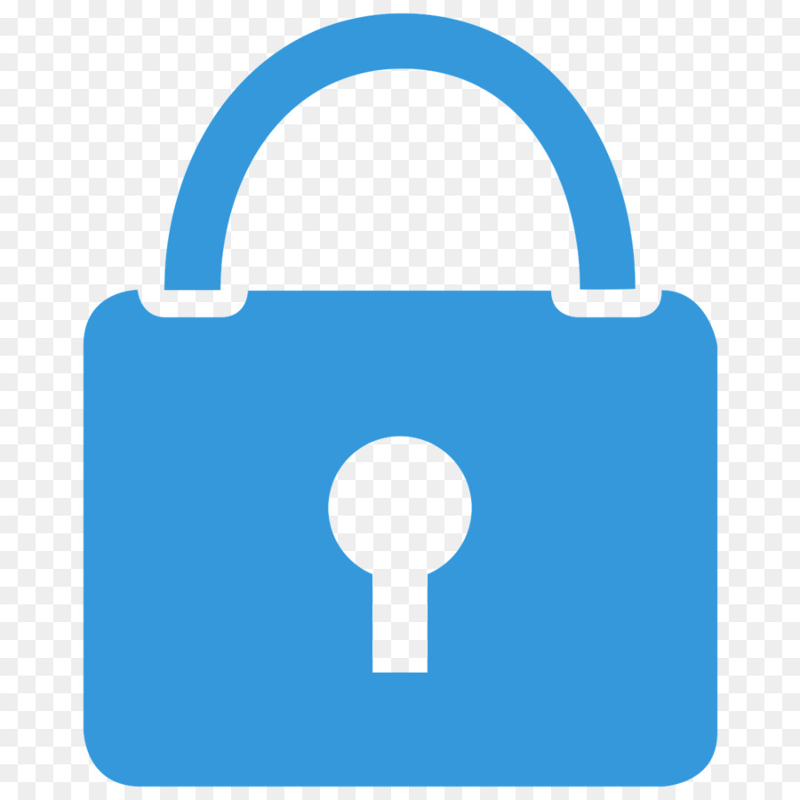 Blue lock icon.