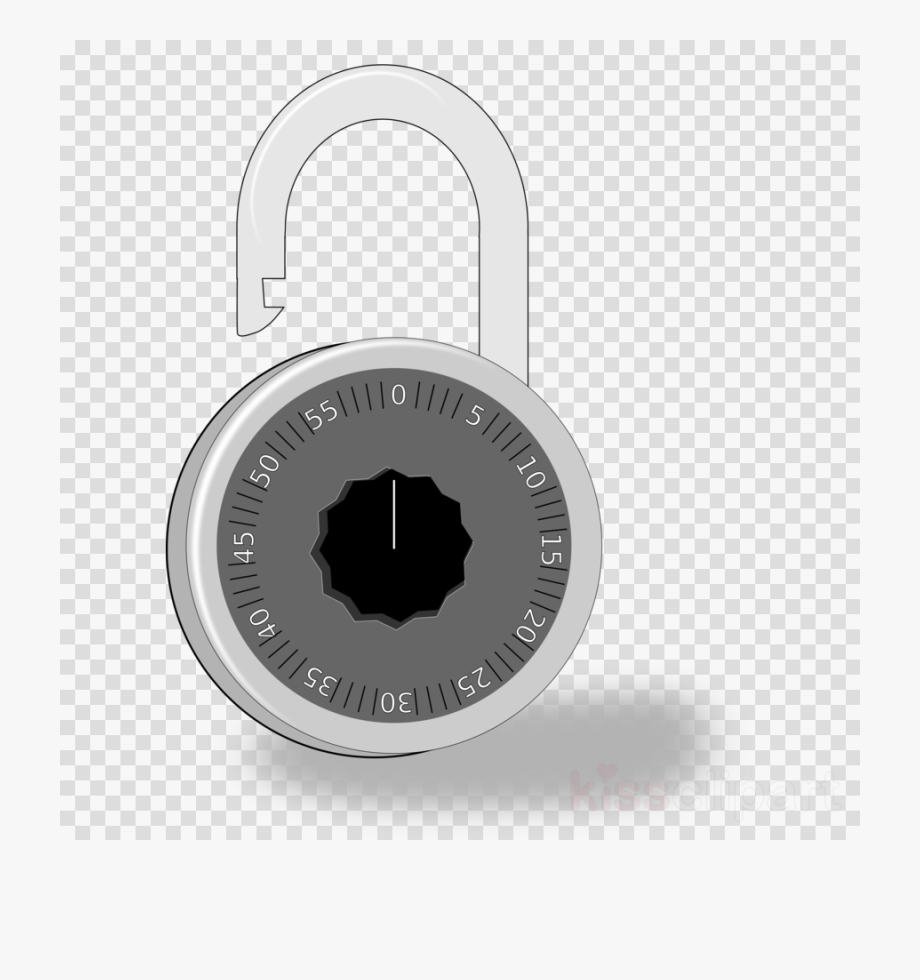 Beautiful lock transparent.