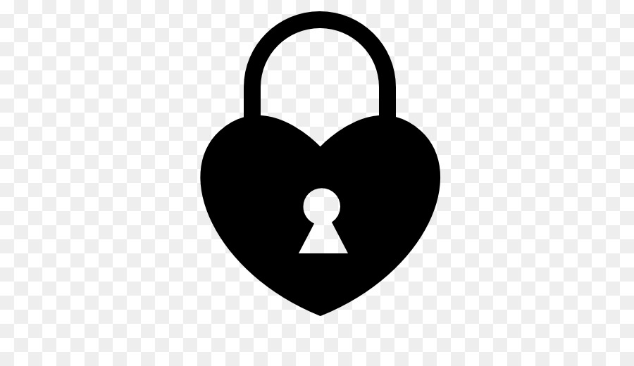 lock clipart heart