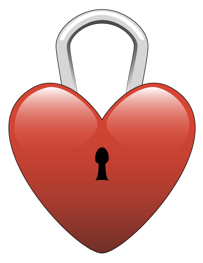 Heart lock and.