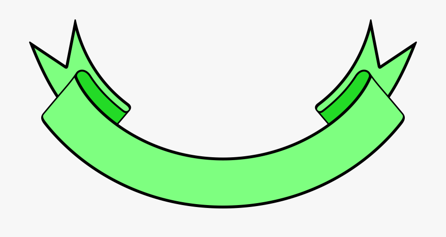 Ribbon for logo.