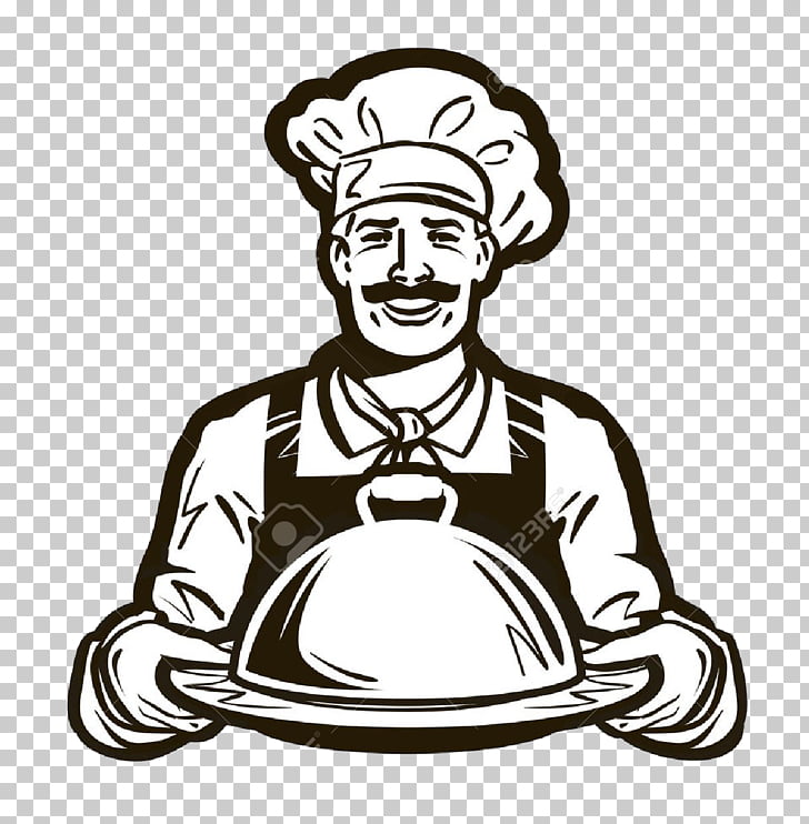 Cafe Catering Logo , chef hat, chef sketch art PNG clipart