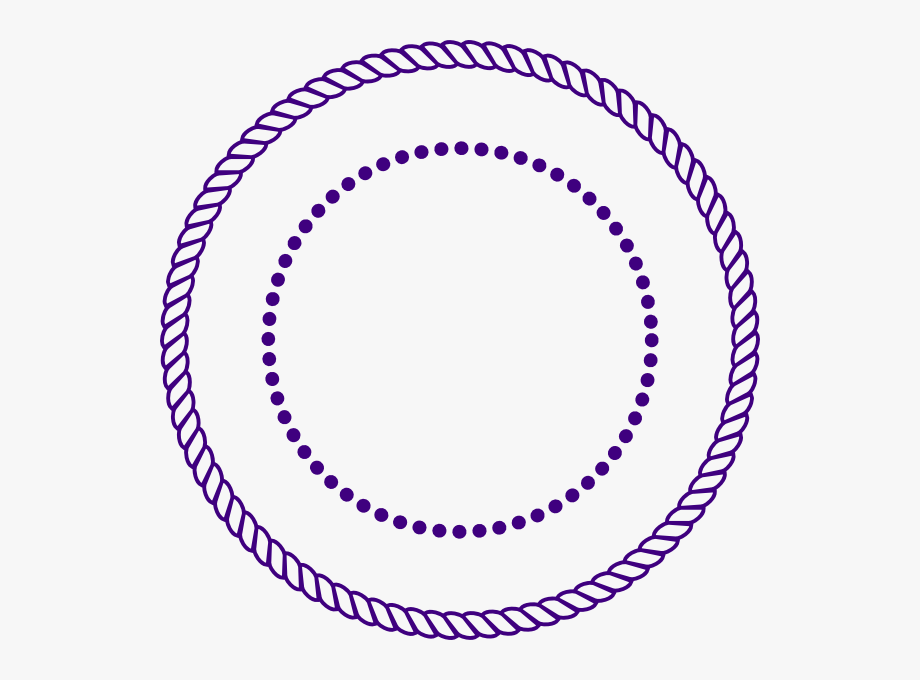 Rope circle border.