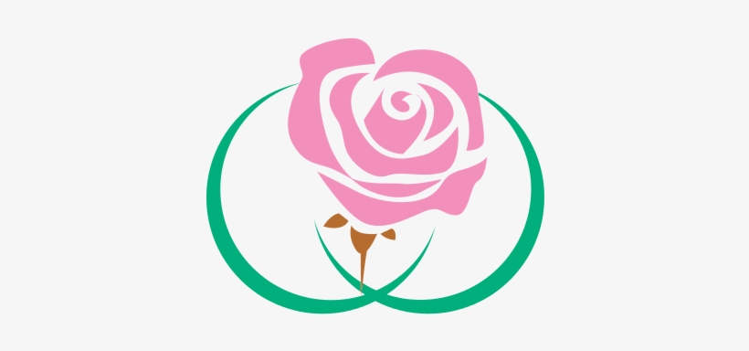 Pink Flower Clipart Logo