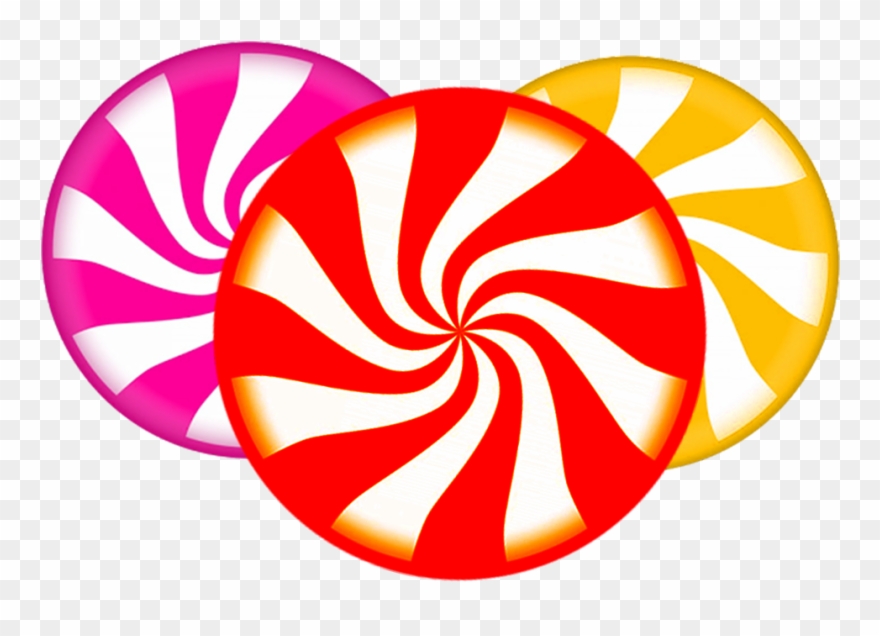 Lollipop Candy Clip Art Circular Swirling Transprent