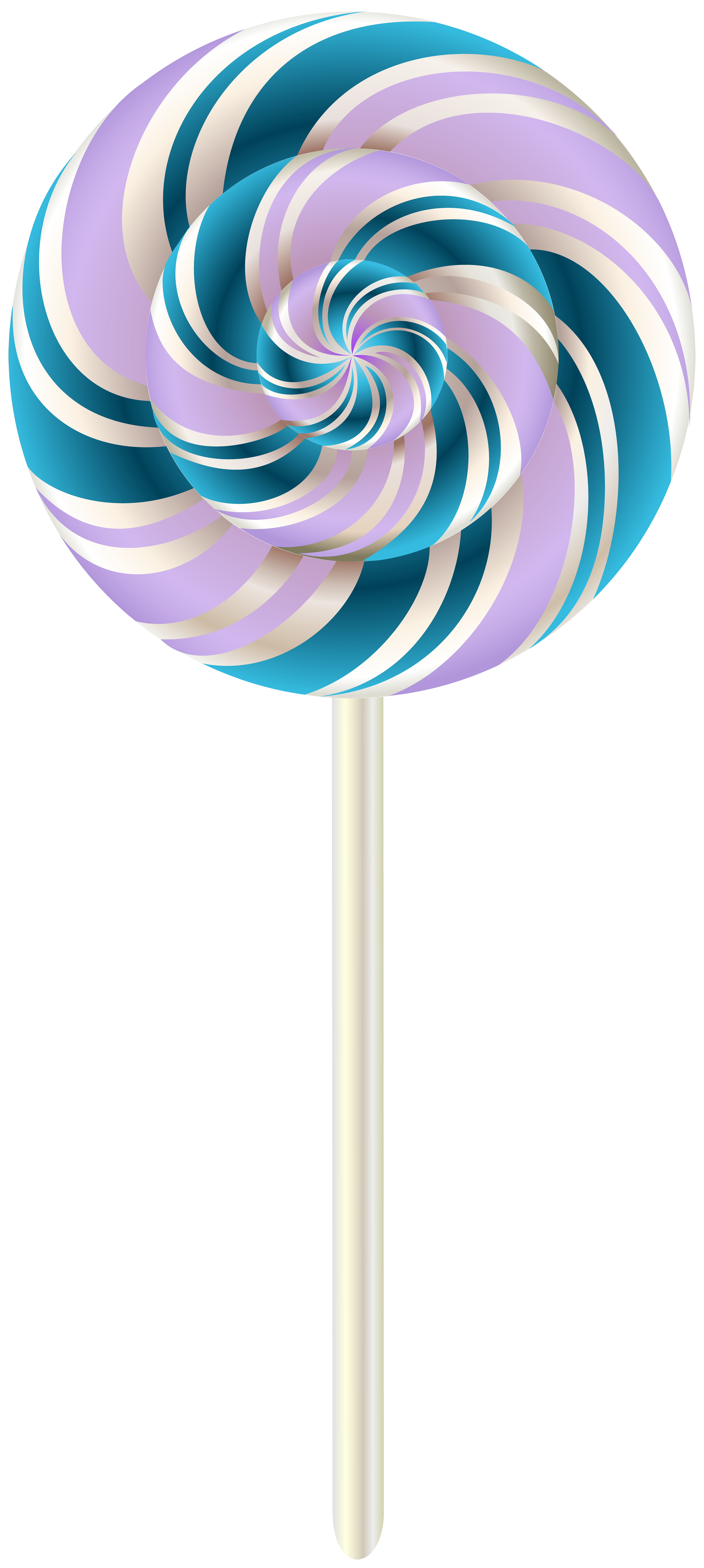 Swirl Lollipop Transparent PNG Clip Art Image