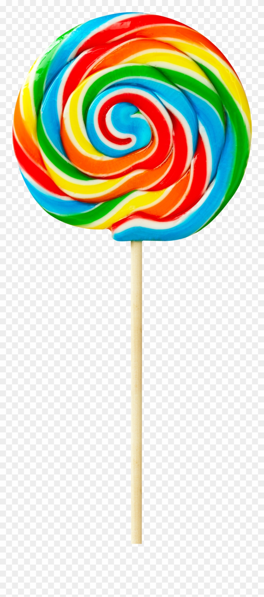 Rainbow clipart lollipop.