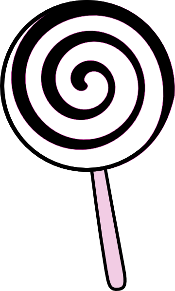 Free Lollipop Clipart Black And White, Download Free Clip