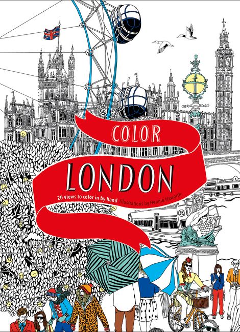 london panoramic clipart black yellow color