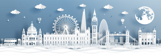 london panoramic clipart famous