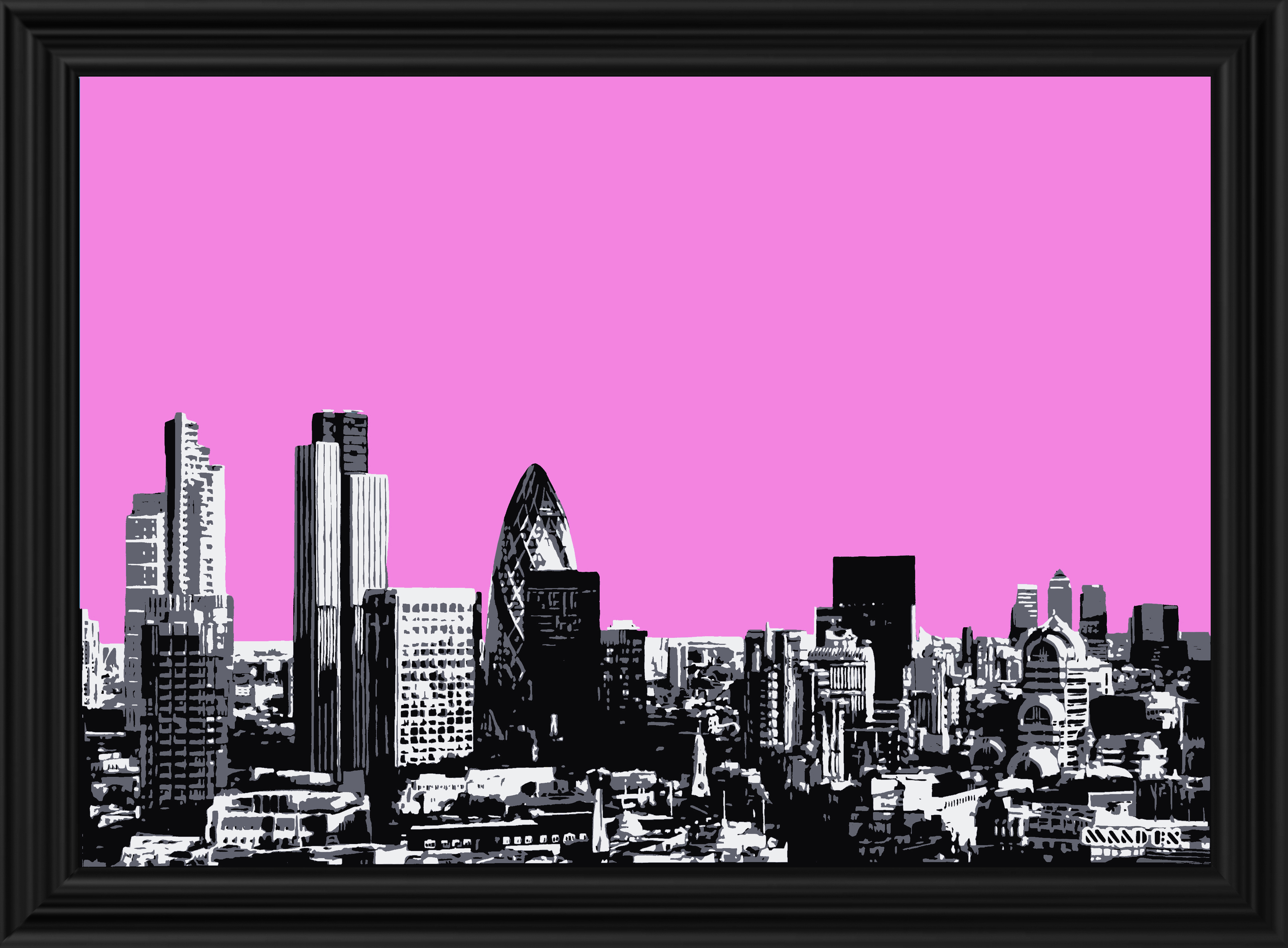 Pink london city.