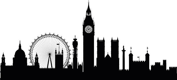 London silhouette vector.