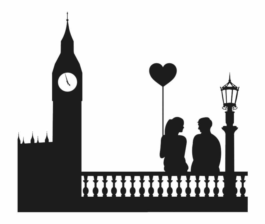 london panoramic clipart silhouette big ben
