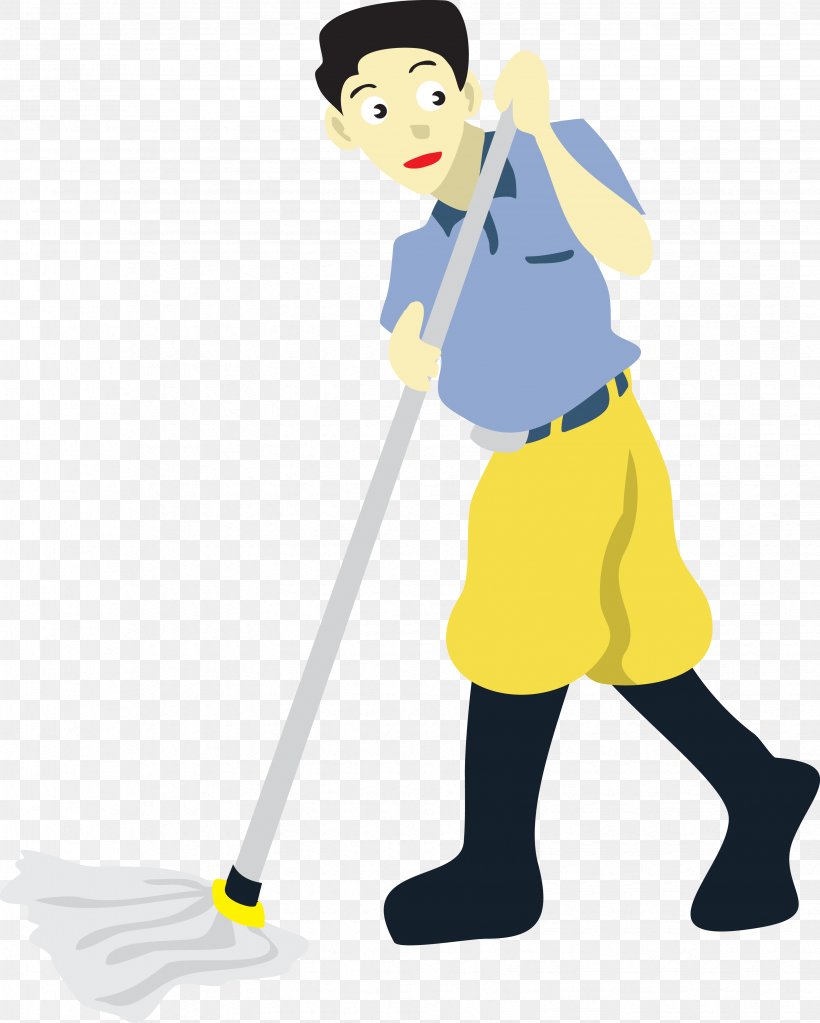 Floor Cleaning Mop Clip Art, PNG,