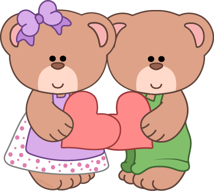 Teddy bear love clipart