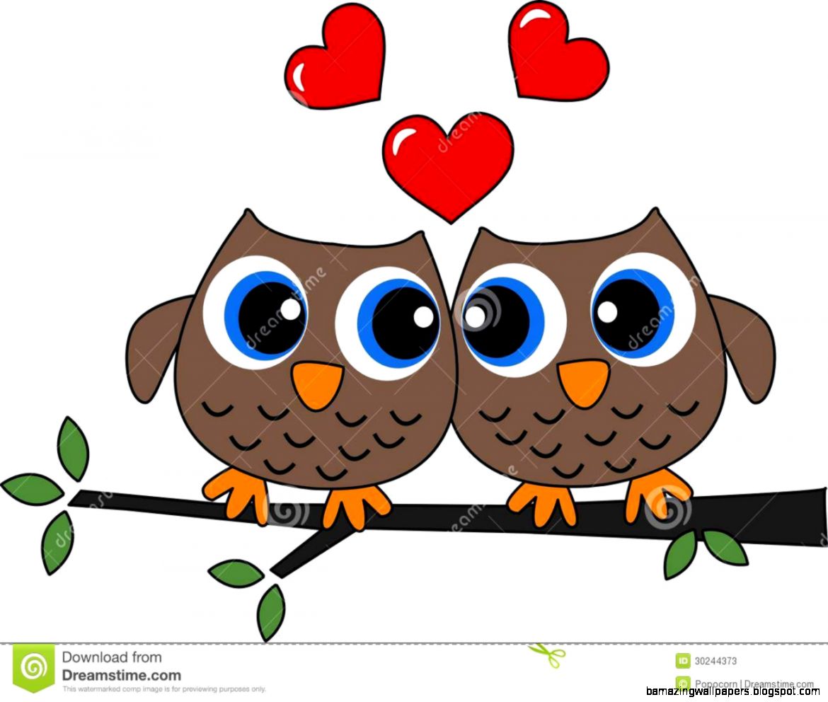 Love owls clipart