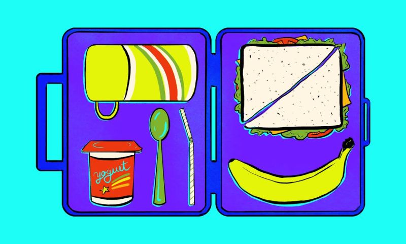 lunchbox clipart healthy