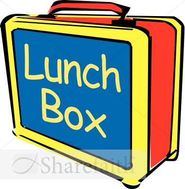 Packed lunch clipart