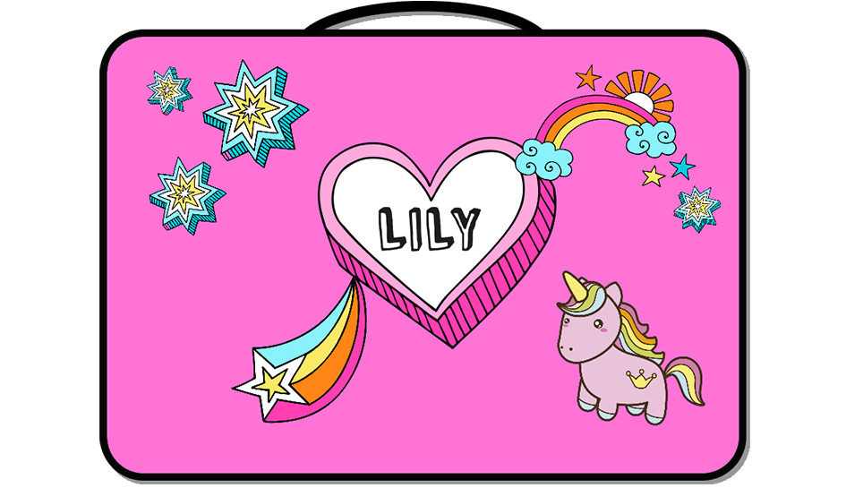 Lunchbox clipart pink.