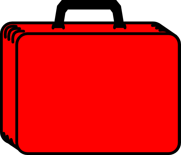 Red Clipart lunch box