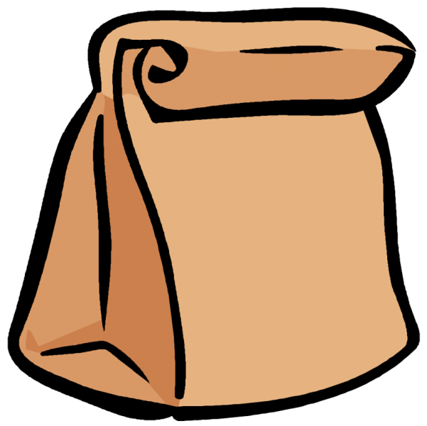 Lunch box Clipart sack pencil and in color png