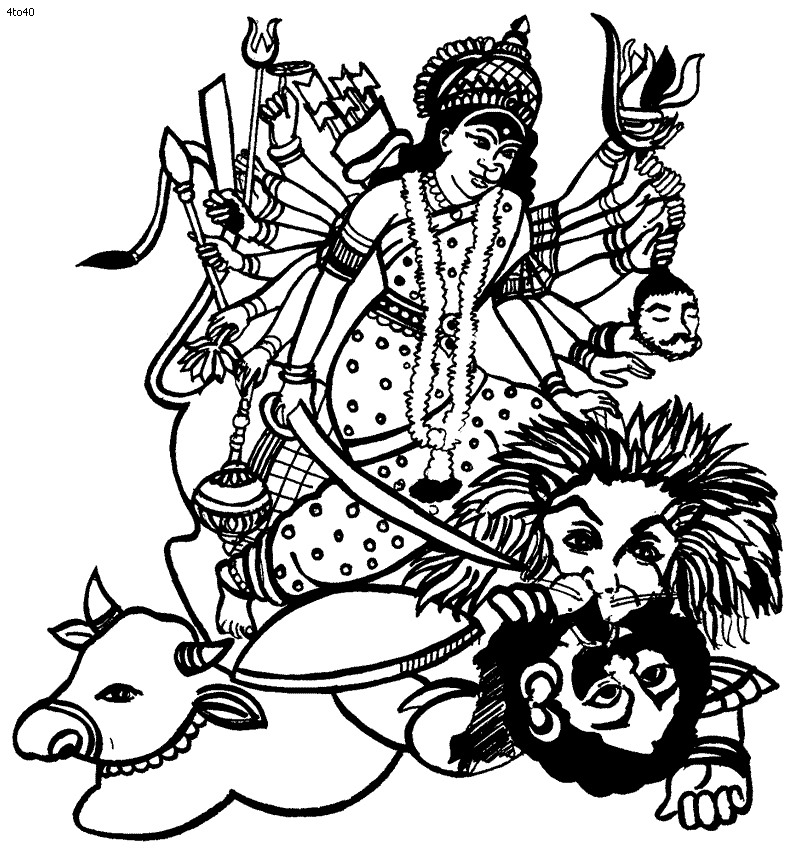 Free Durga Cliparts, Download Free Clip Art, Free Clip Art