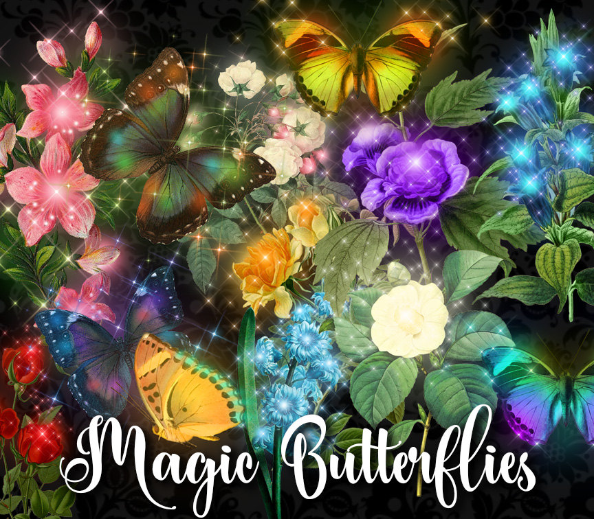 Magic Butterfly Clipart
