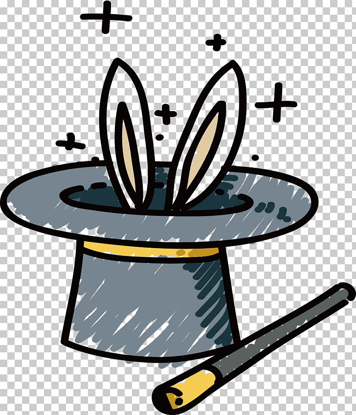 Hat magic rabbit.