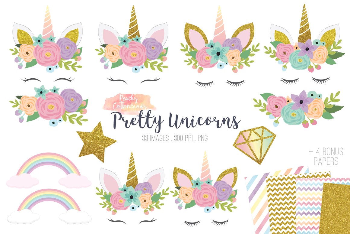 Whimsical Unicorn Graphics That Add a Touch of Magic