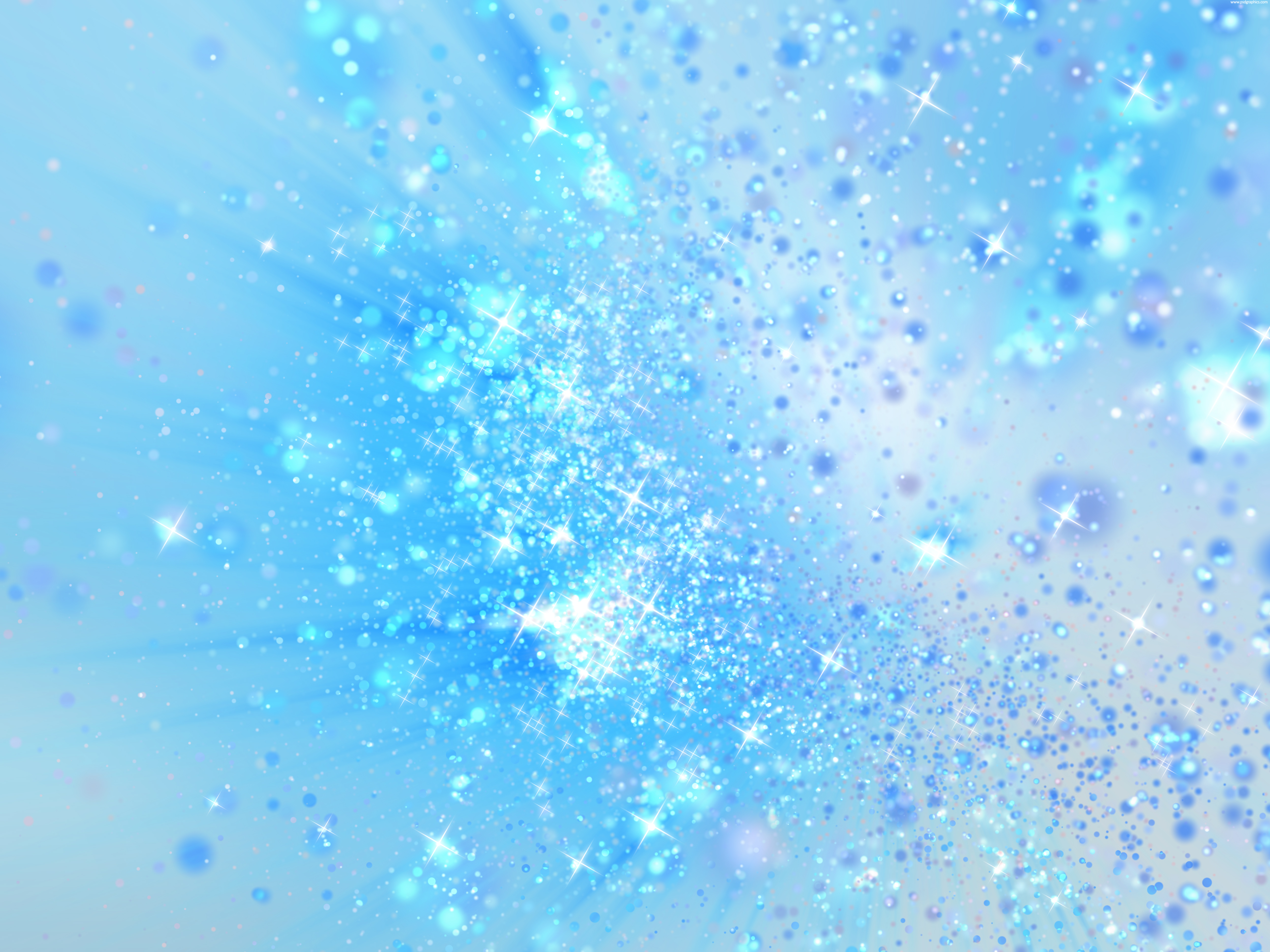 Blue Magic Dust Photo Graphic for Web, Powerpoint, Apps