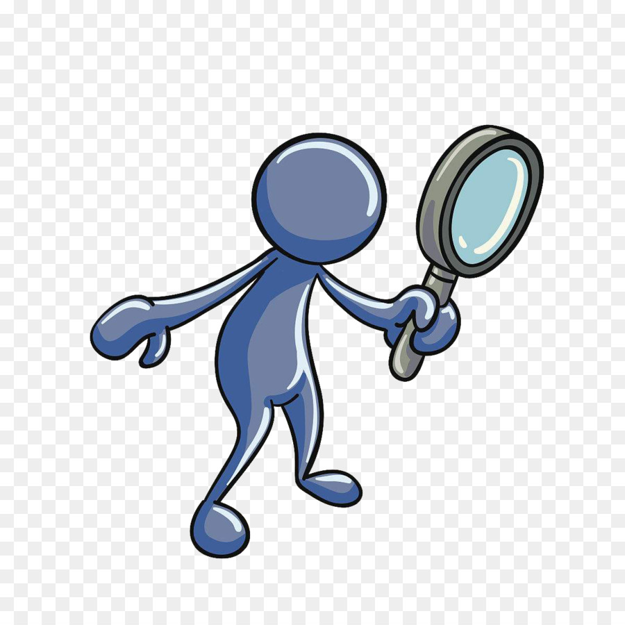 Magnifying glass clip.