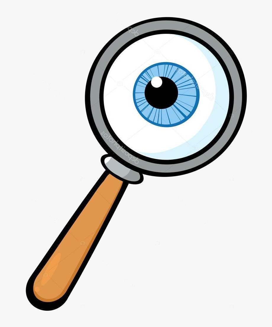 Magnifying Glass With Eye Clip Art