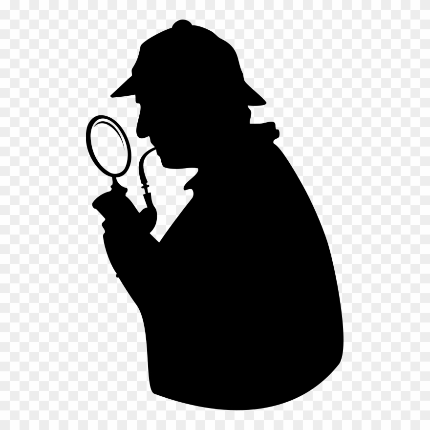 Detective magnifying glass.