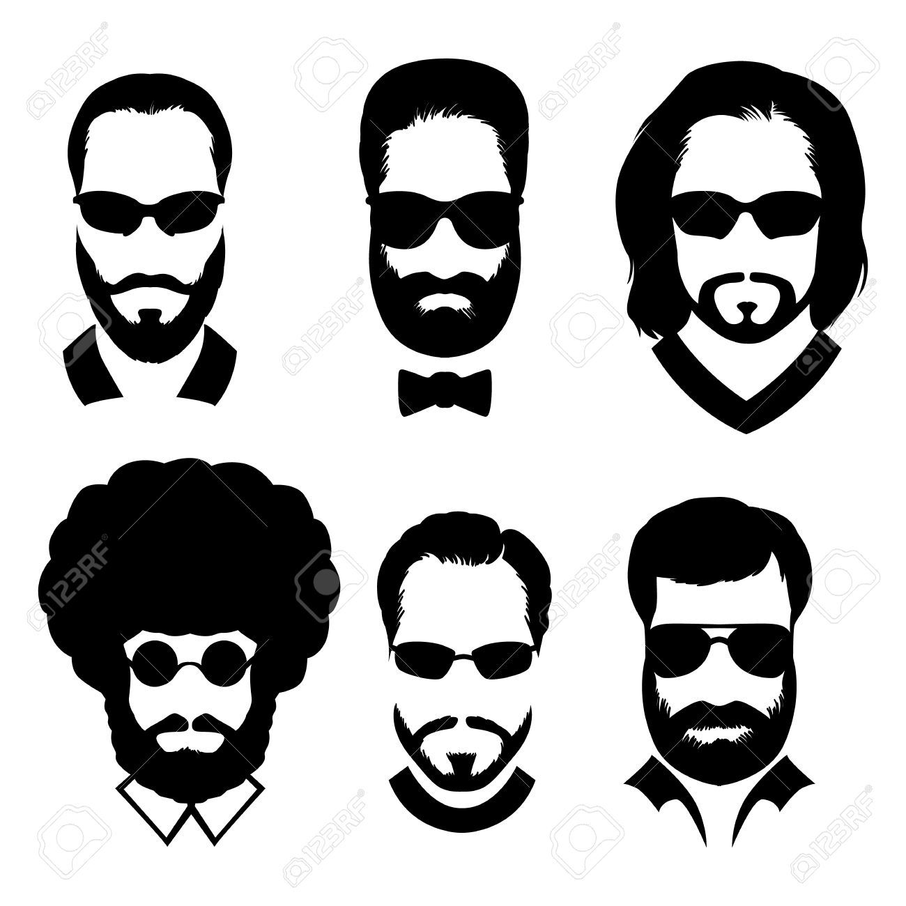 Image result for man with beard clipart in