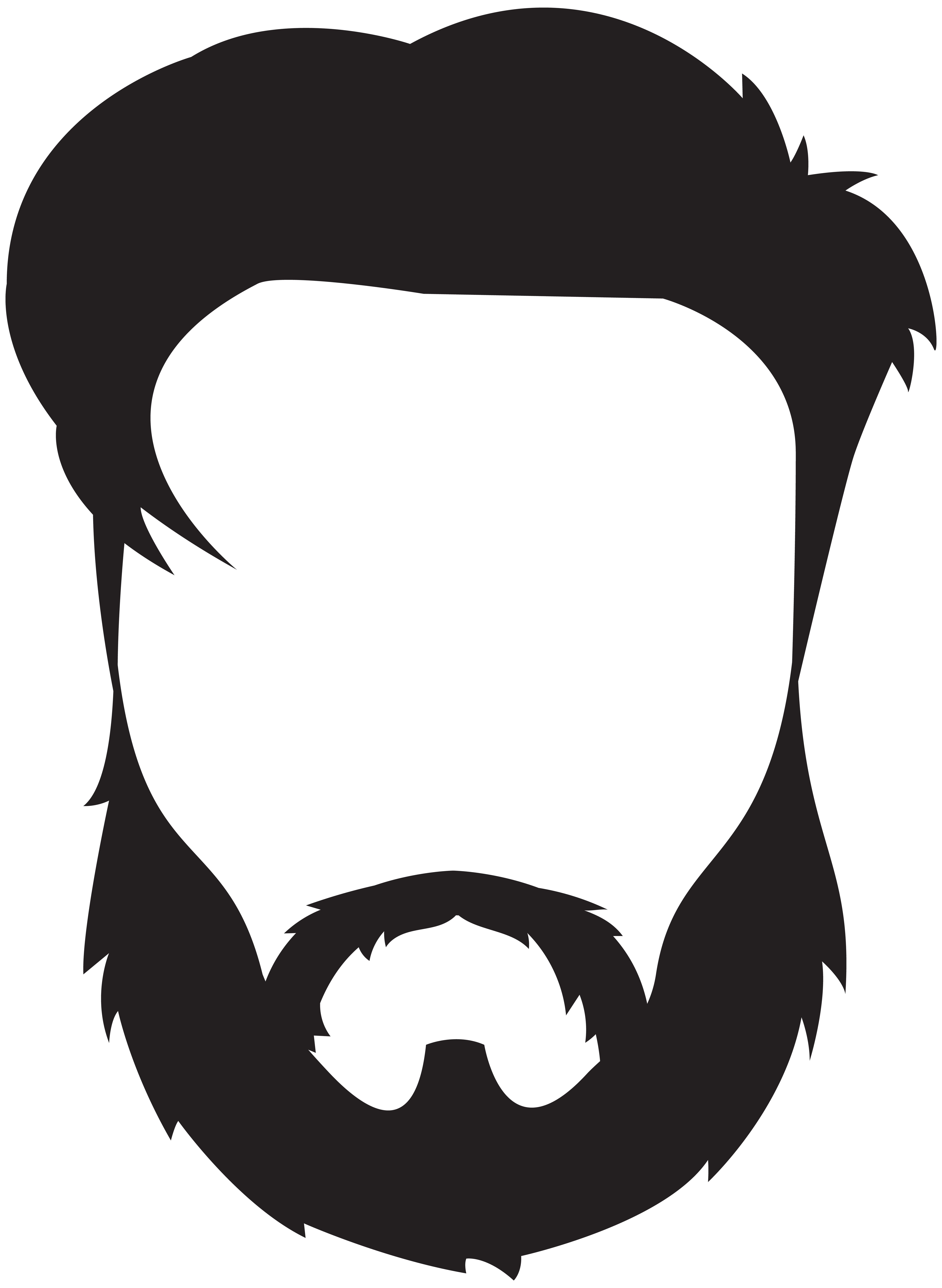 Download Free png Man Hair Beard Mustache PNG Clip Art Image