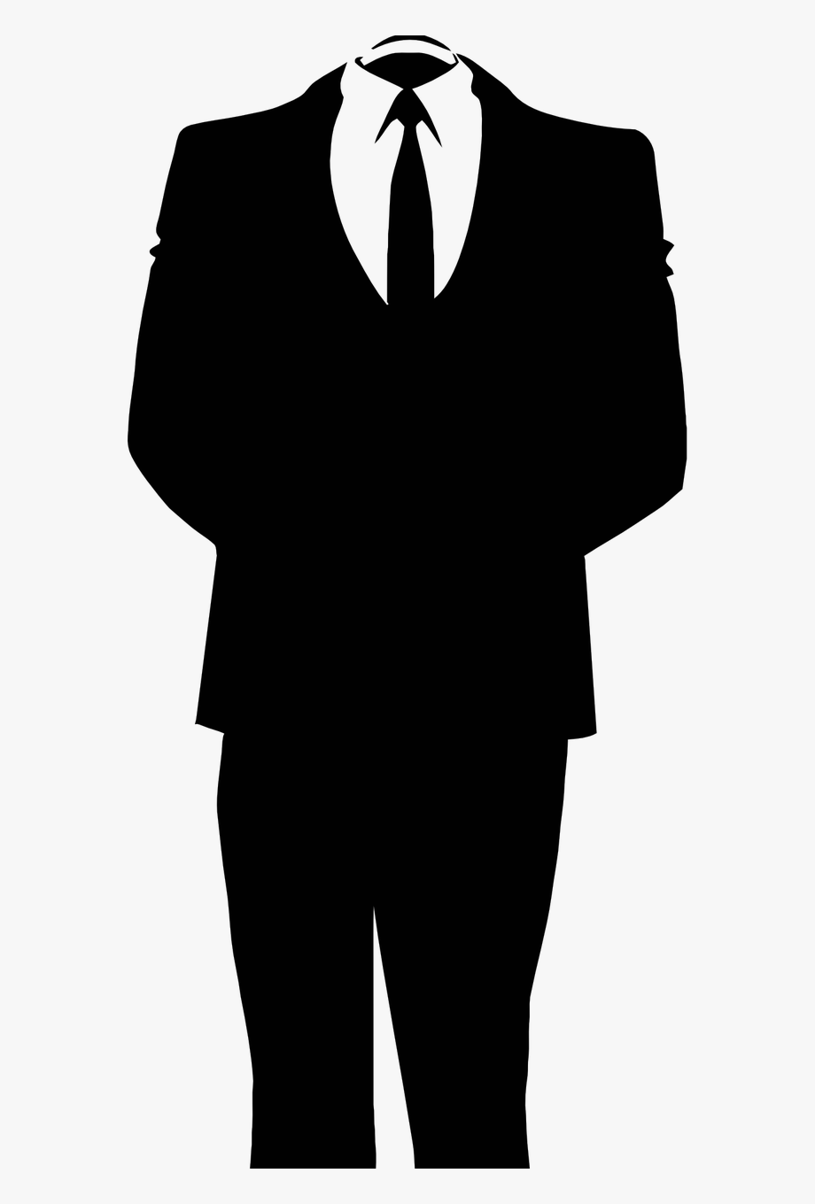 Man Business Suit Black Png Image