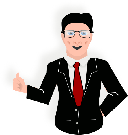 Office man clipart png