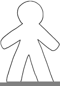 Free Clipart Gingerbread Man Outline